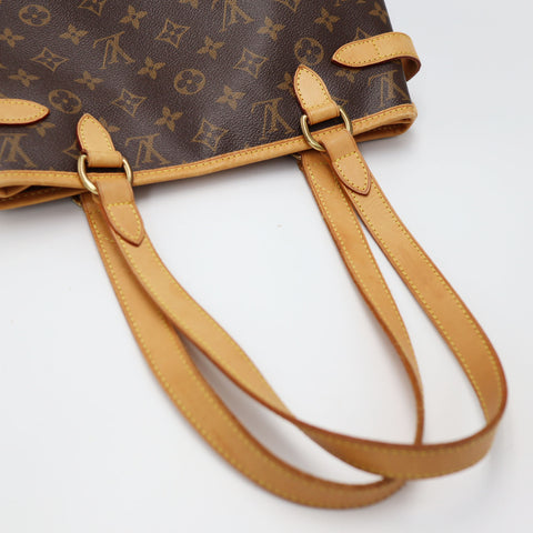 Pre-Owned #0156 LOUIS VUITTON Monogram Batignolles Vertical Brown M51153