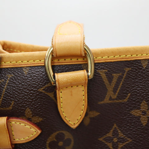 Pre-Owned #0156 LOUIS VUITTON Monogram Batignolles Vertical Brown M51153