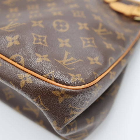 Pre-Owned #0156 LOUIS VUITTON Monogram Batignolles Vertical Brown M51153